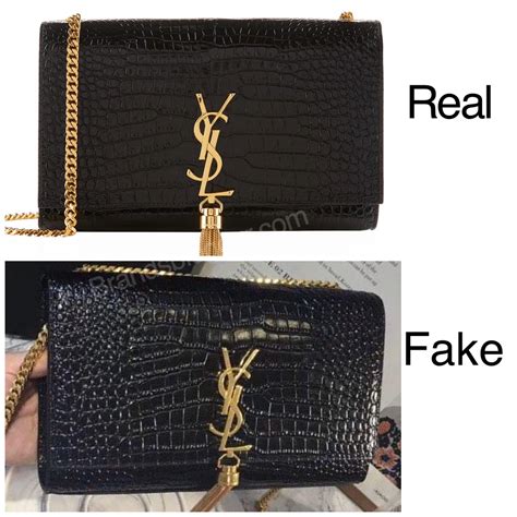 spot fake ysl wallet|how to spot a fake ysl bag.